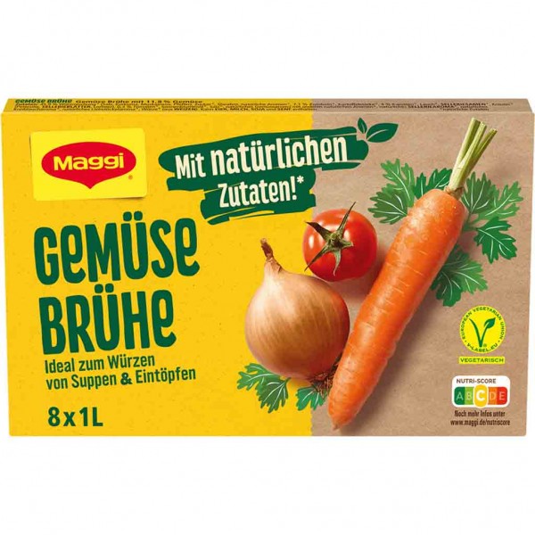 Maggi Gemüse Brühe 8x1L 168g MHD:30.11.24
