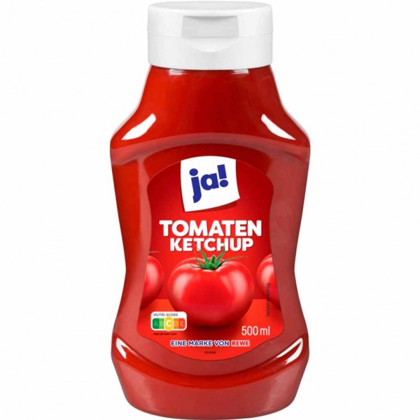 ja! Tomaten Ketchup 500ml MHD:22.2.25