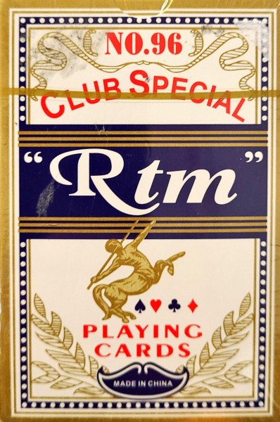Rommee Spielkarten Rtm Club Special Nr. 96 - Blau / Rot MHD:31.12.29