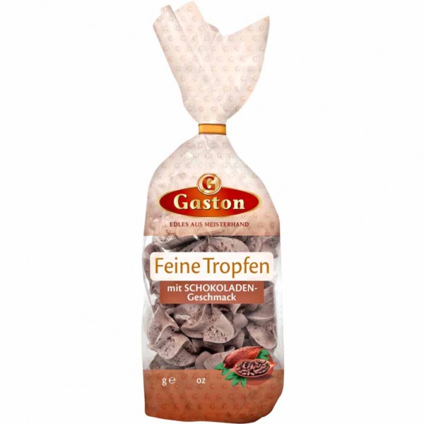 Gaston feine Tropfen Schokoladen Schaumgebäck 80g MHD:10.1.26