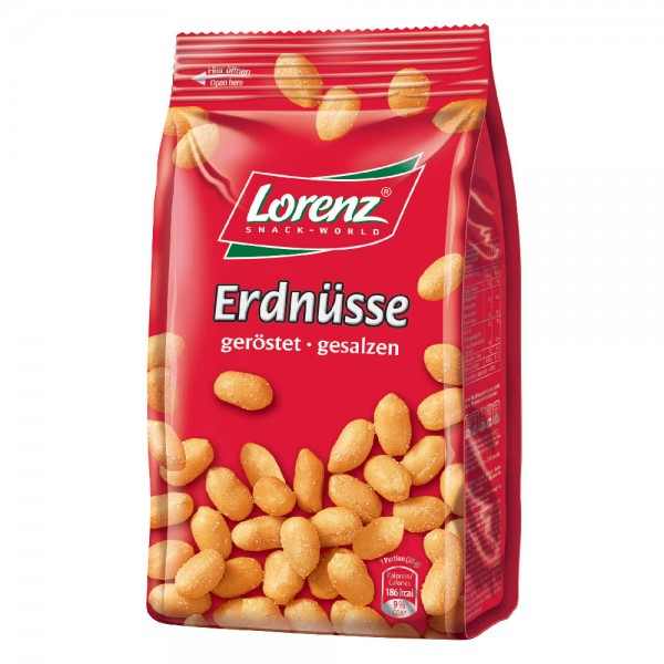 Lorenz Erdnüsse geröstet und gesalzen 200g MHD:1.1.25