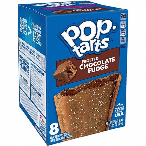 Kelloggs Pop-Tarts Frosted Chocolate Fudge Kekse 384g MHD:29.6.22