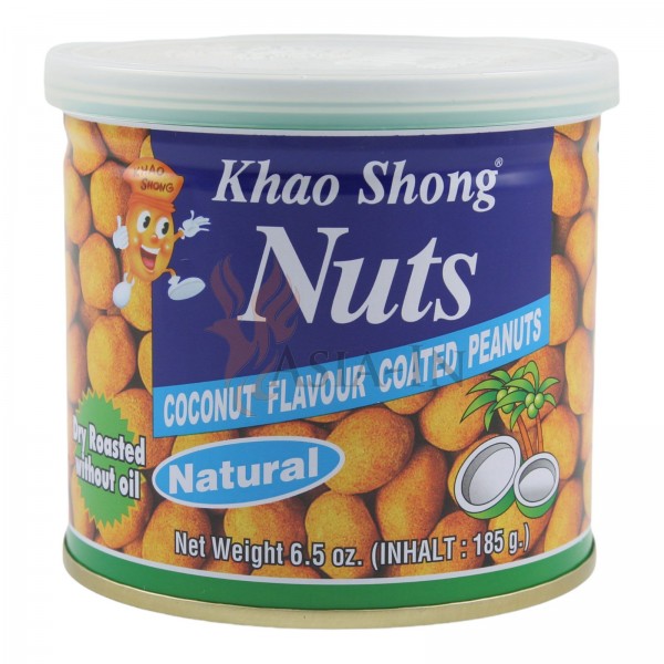 Khao Shong Coconut Flavor Coated Peanuts 185g MHD:2.6.25