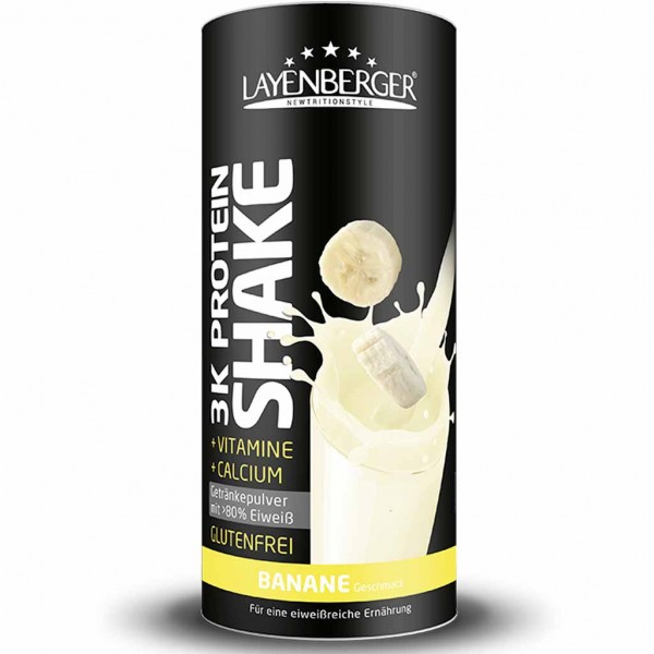 Layenberger 3K Protein Shake Banane Pulver 360g MHD:30.3.24