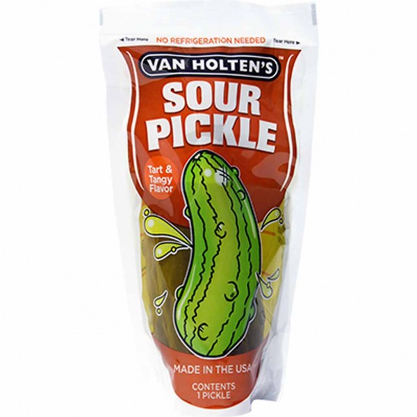 Van Holtens Sour Pickle in a Pouch 140g MHD:16.11.25