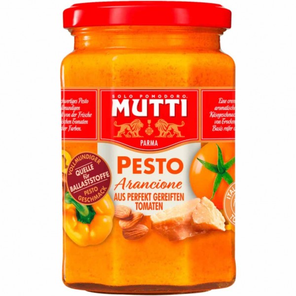 MUTTI Parma Pesto Tomatenpesto Arrancione 180g MHD:1.12.24