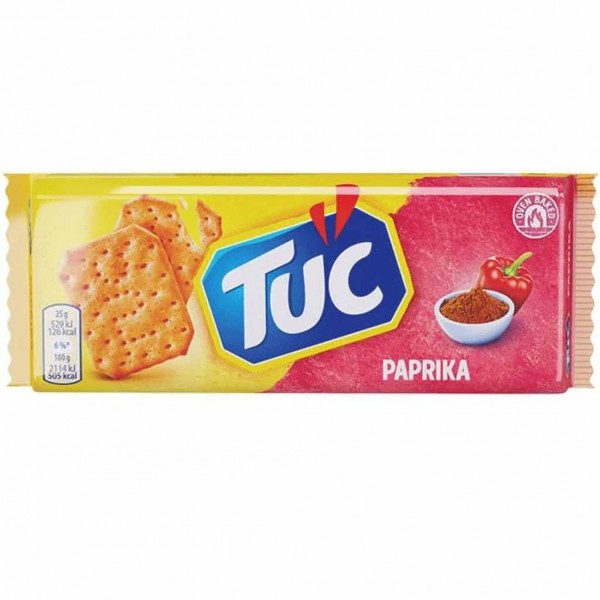 TUC Cracker Paprika 100g MHD:31.10.24