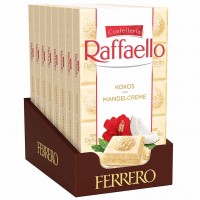 Ferrero Raffaello Tafelschokolade Kokos & Mandelcreme 90g MHD:3.11.23