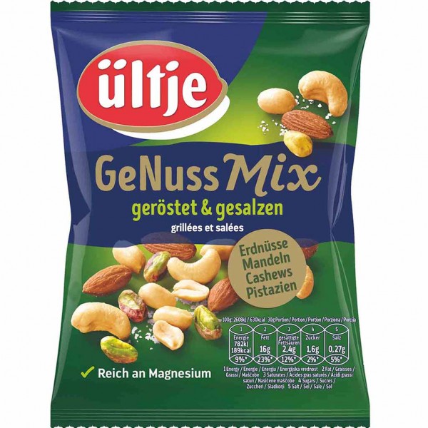 ültje GeNuss Mix geröstet &amp; gesalzen 150g MHD:30.6.24