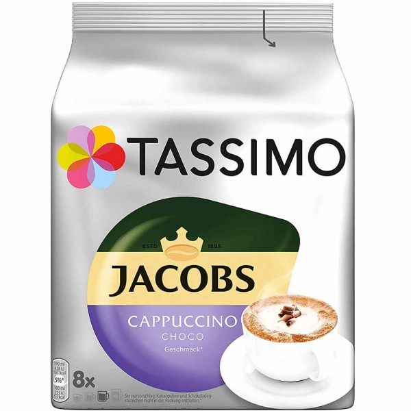 Tassimo Jacobs Cappuccino Choco 8 Kapseln MHD:2.12.23