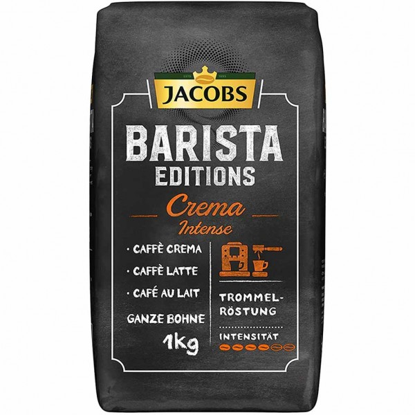 Jacobs Barista Editions Crema Intense ganze Bohnen 1000g MHD:27.6.25