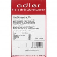 Adler Salami groß Edelschimmel 350g MHD:8.9.25