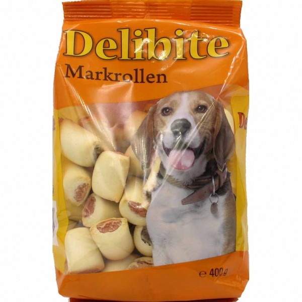Delibite Markrollen Hundesnack 400g MHD:14.6.23