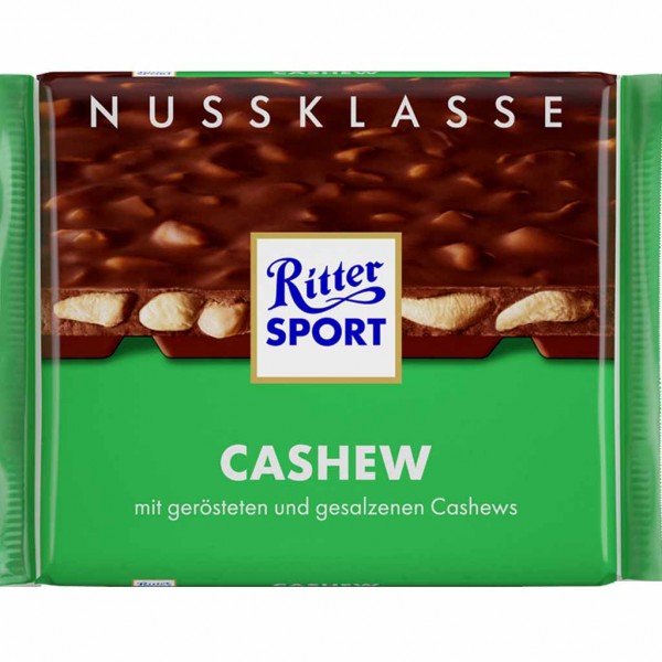 Ritter Sport Tafelschokolade Cashew 100g MHD:29.5.23