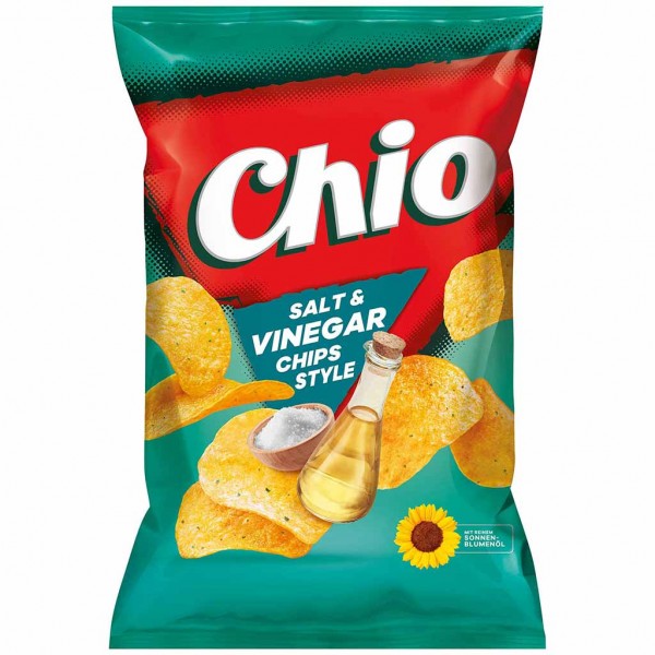 Chio Chips Salt &amp; Vinegar Style 150g MHD:28.8.23