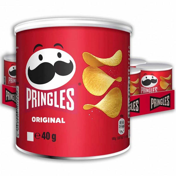Pringles Original Rot Snacksize 12x40g 480g