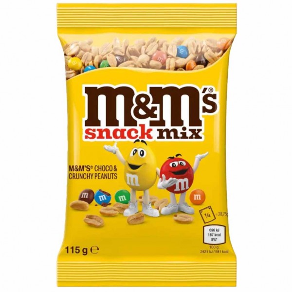 M&M`s Snack Mix 115g GTIN 5056357912850