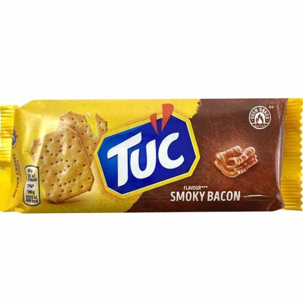 TUC Cracker Smoky Bacon 100g MHD:31.8.24