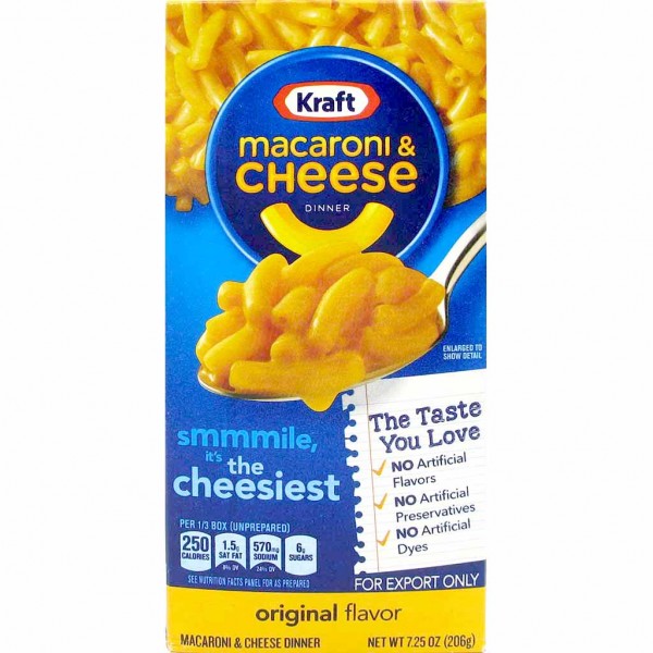 Orig Kraft Macaroni & Cheese USA Fertiggericht 206g