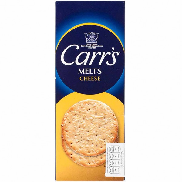 Carr&#039;s Melts Cheese 150g MHD:5.9.24