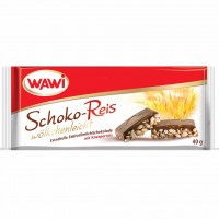30x Wawi Schoko-Reis wölkchenleicht Vollmilch á 40g=1,2kg MHD:30.1.24