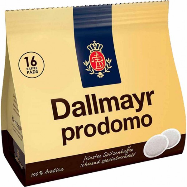 Dallmayr Kaffeepads prodomo 16er 112g MHD:30.8.23