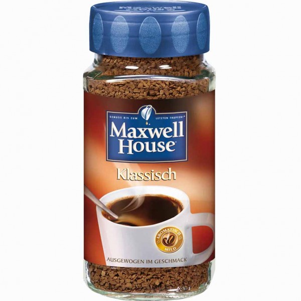 Maxwell House löslicher Kaffee klassisch 200g MHD:30.11.25