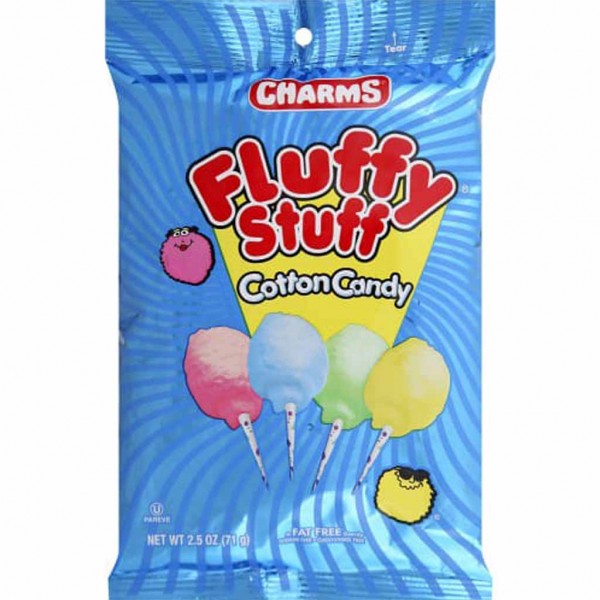 Charms Fluffy Stuff Cotton Candy Zuckerwatte 71g MHD:30.12.22