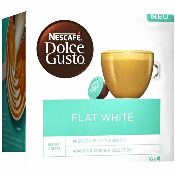 Nescafe Dolce Gusto Kapseln Flat White 16x11,7g=187,2 g MHD:31.7.24