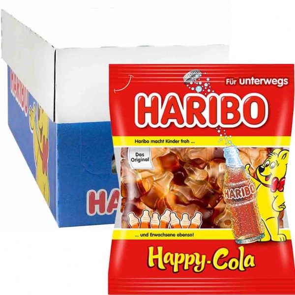 30x Haribo Happy Cola á 100g=3kg MHD:28.2.25