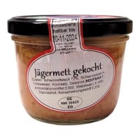 Hessenstolz Jägermett gekocht 200g Glas MHD:18.2.25