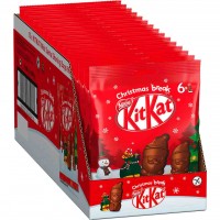 KitKat Christmas break Santa Weihnachtsmann 66g MHD:30.8.23