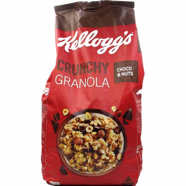Kelloggs Crunchy Müsli Granola Choco &amp; Nuts 1500g MHD:23.1.25