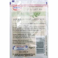 Dr. Oetker Bourbon Vanillezucker mit Rohrzucker 3er Pack 3x8g = 24g, 95% Rohrzucker gemahlene extrahierte Vanilleschoten, Bourbon-Vanille-Extrakt