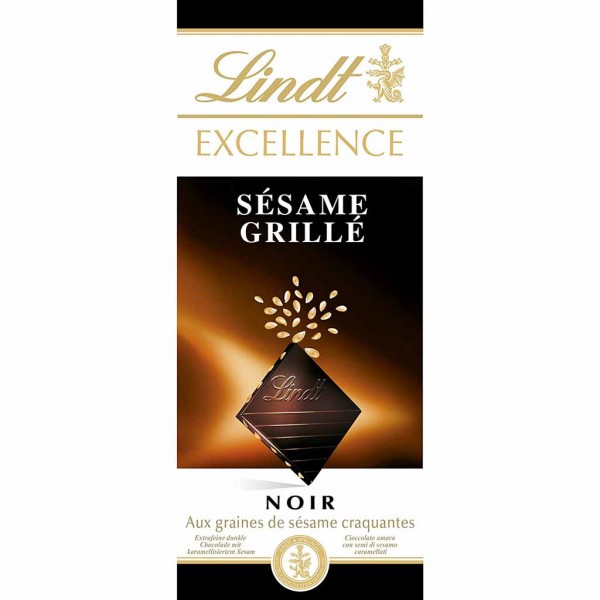 Lindt EXCELLENCE Sesame Grille 100g MHD:30.6.22