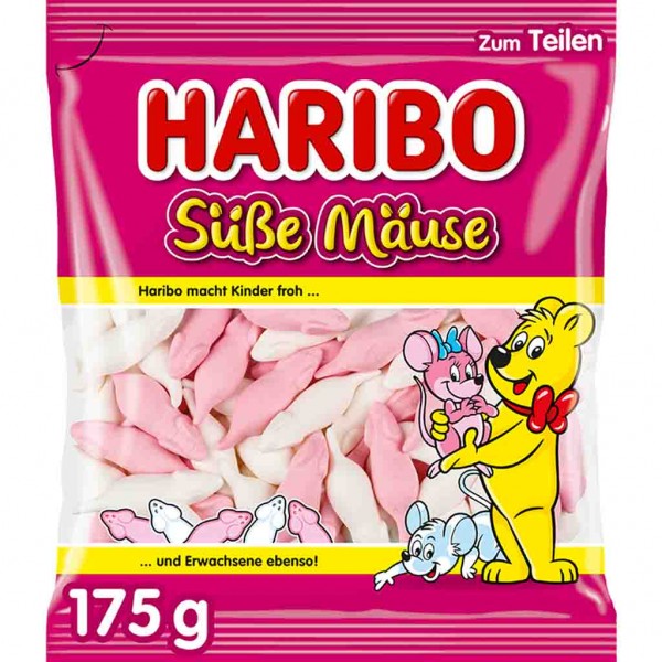 Haribo Süße Mäuse 175g MHD:31.3.25