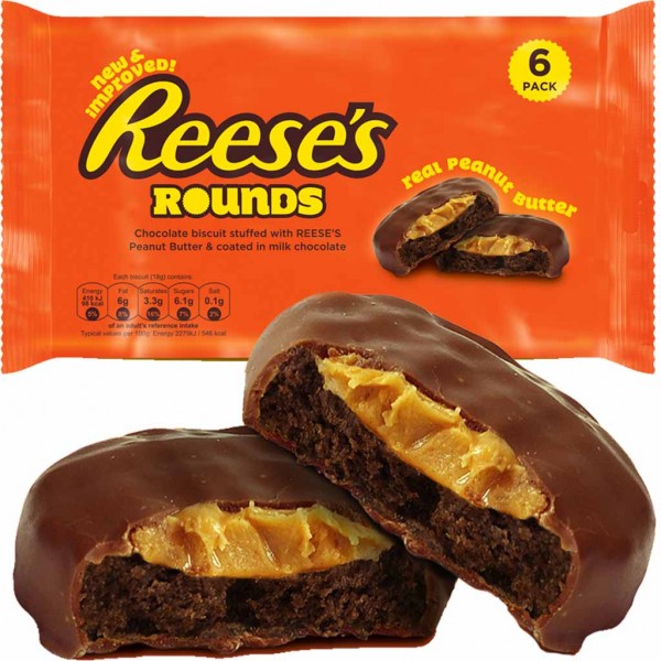 Reeses Rounds Kakao-Gebäck 6er Pack 96g