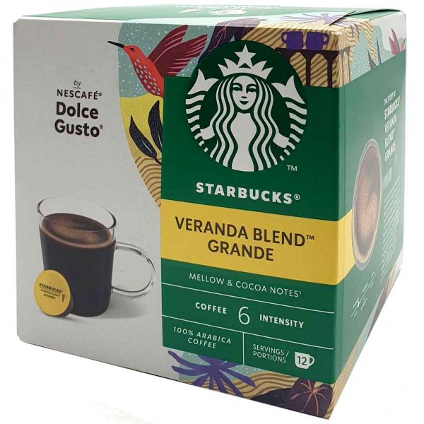 Starbucks Dolce Gusto Veranda Blend Grande 12 Tassen 102g MHD:30.9.24