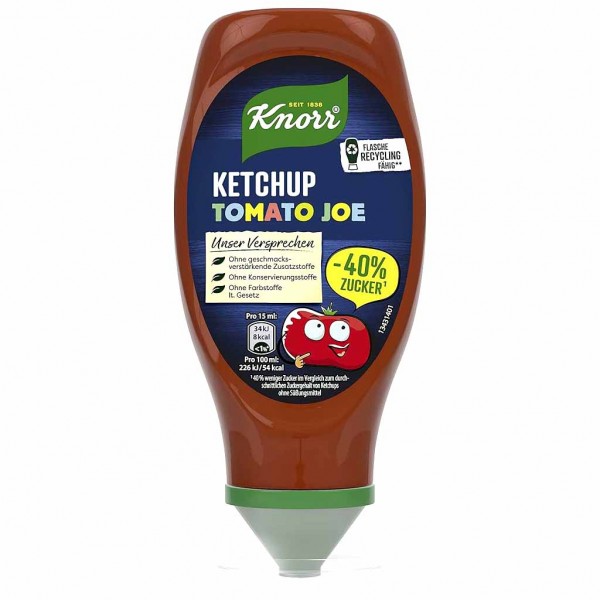 Knorr Ketchup Tomato Joe 430ml MHD:20.2.24