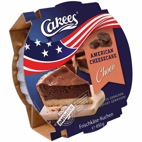 Cakees American Cheesecake Choco Kuchen 450g MHD:20.9.24