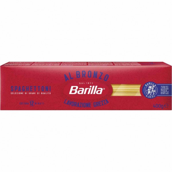 Barilla Nudeln al Bronzo Spaghettoni 400g MHD:1.7.26