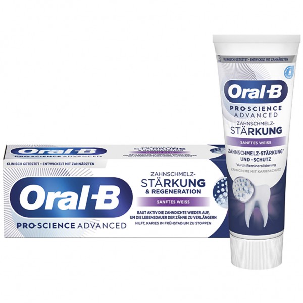 Oral B Professional 75ml - Sanftes Weiss Zahncreme 