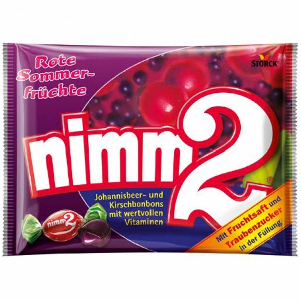 Storck Nimm2 Bonbons Rote Früchte 240g MHD:30.4.25