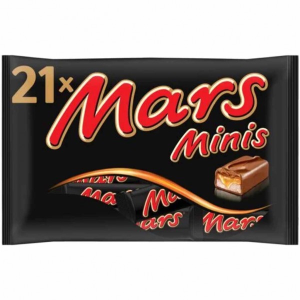 21 Mars Minis Schokoriegel 21x18g 403g