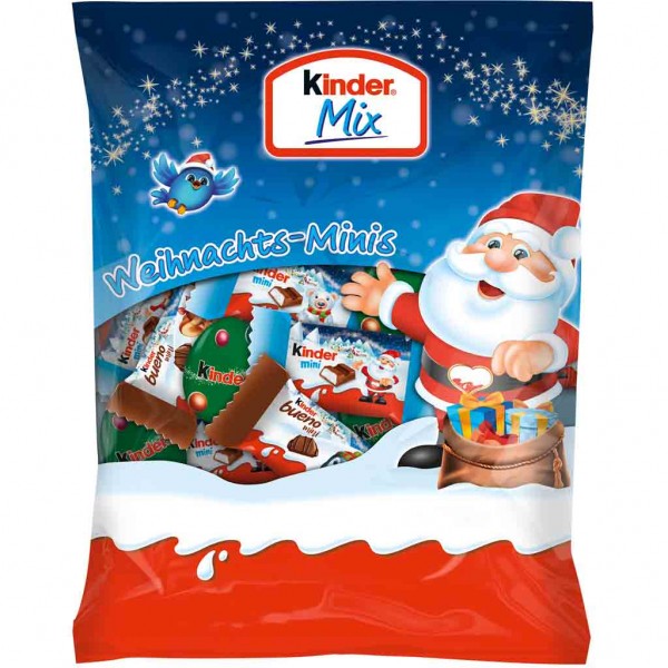 kinder Mix Weihnachts-Minis 153g MHD:20.4.24