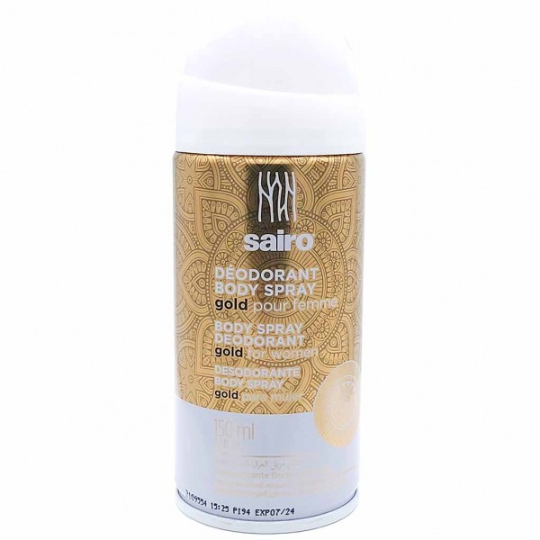 Sairo Deodorant und Bodyspray for Women Gold