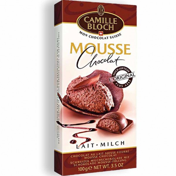 Camille Bloch Tafelschokolade Mousse Chocolat Milch 100g MHD:31.12.23