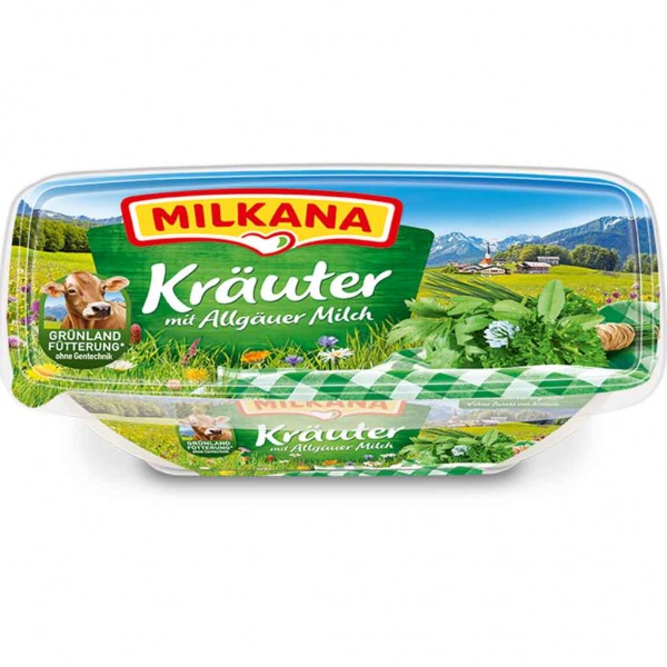 Milkana Schmelzkäsezubereitung Kräuter 190g MHD:11.12.22