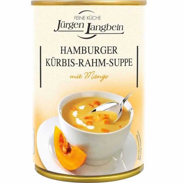 Jürgen Langbein Hamburger Kürbis-Rahm-Suppe 400ml MHD:20.9.26