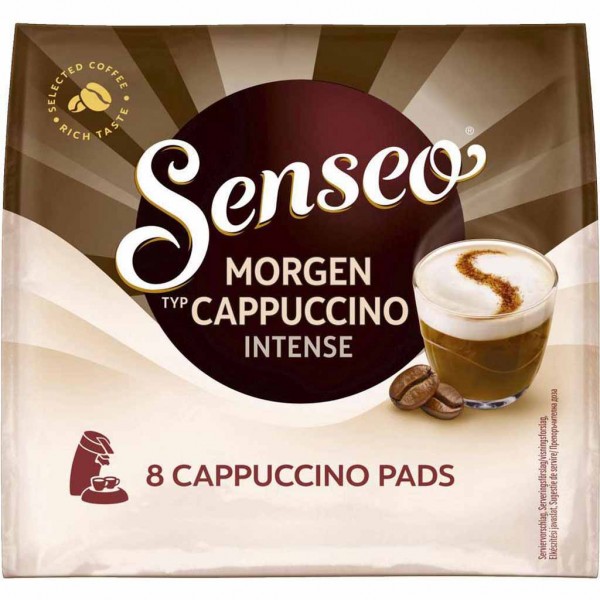 Senseo Kaffeepads Morgen Cappuccino Intense 8er Pack 84g MHD:10.12.24